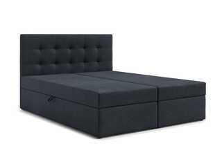 Boxspring met opbergfunctie, 160×200 Cm, Donker grijs